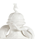 Peacock Ceramic Urn