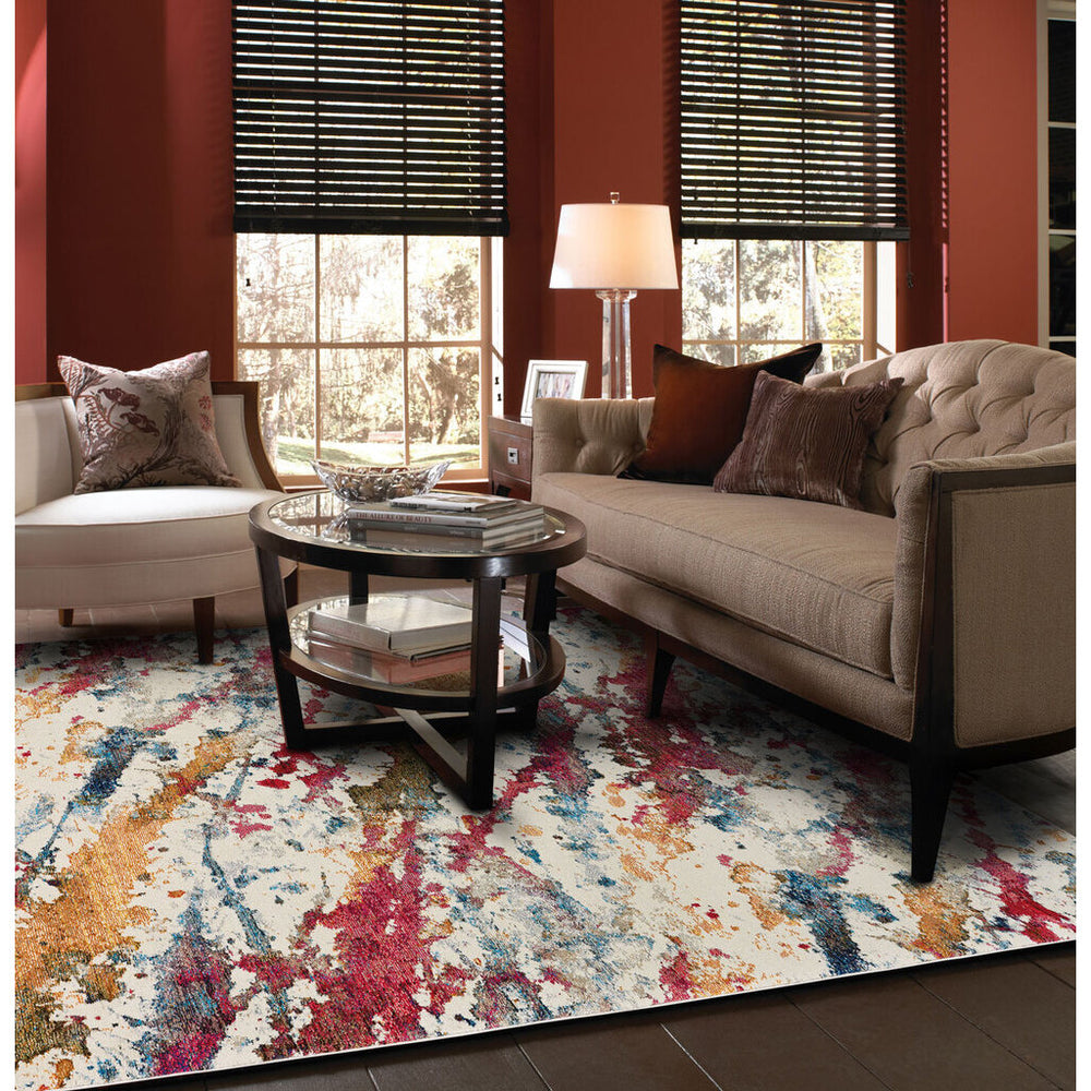 Capel Rugs Flame-Splatter 3814 Machine Made Rug 3814RS08001000675