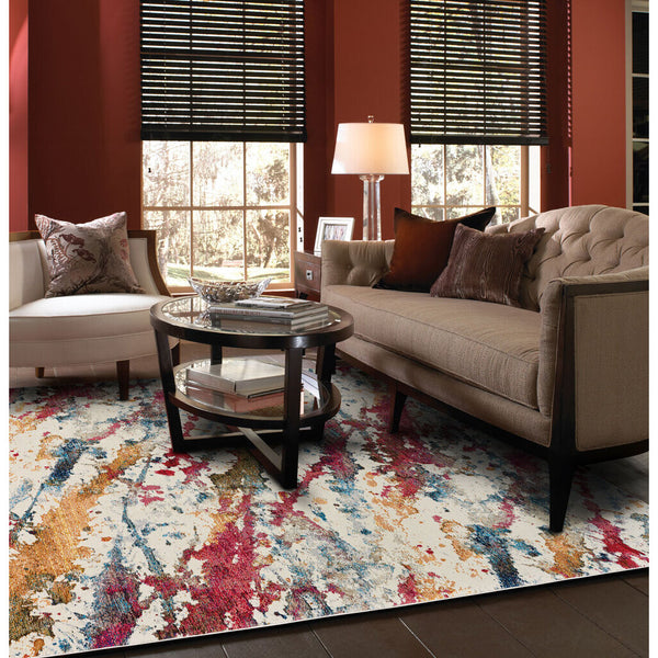 Capel Rugs Flame-Splatter 3814 Machine Made Rug 3814RS08001000675