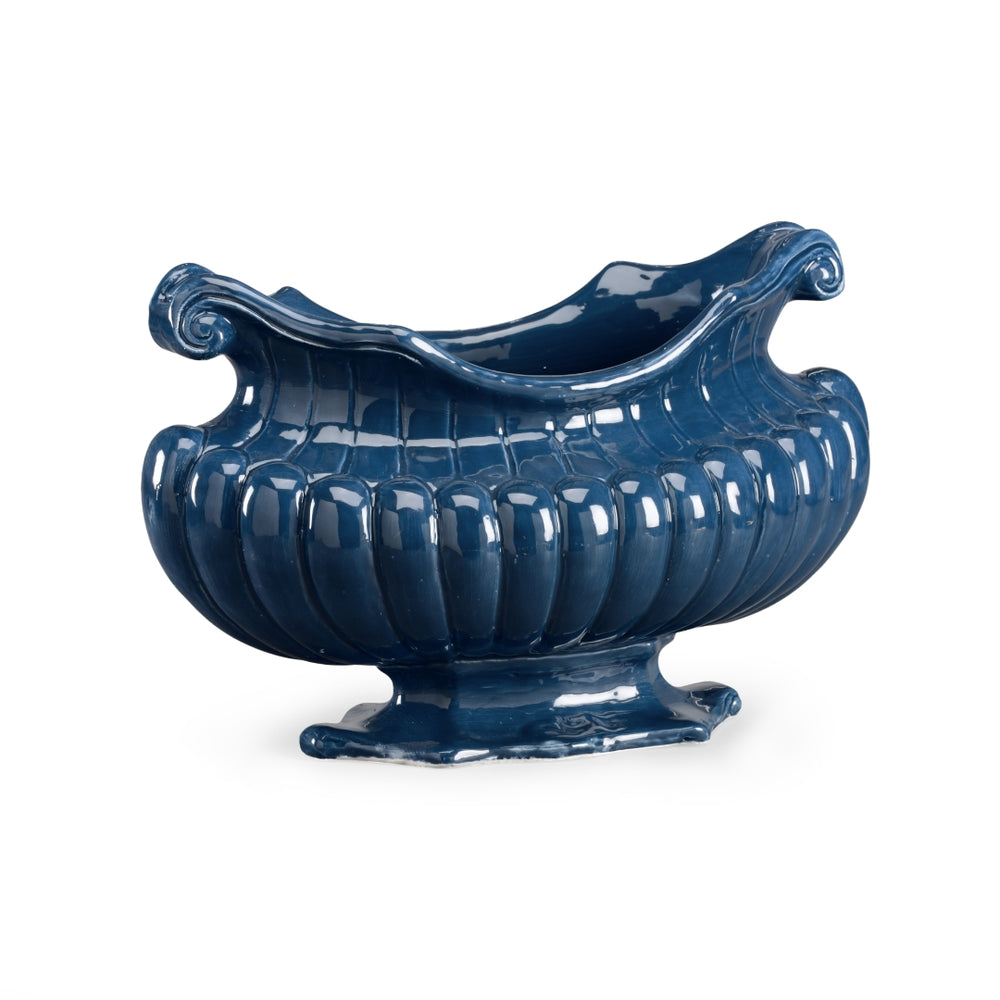 Oval Pot - Blue