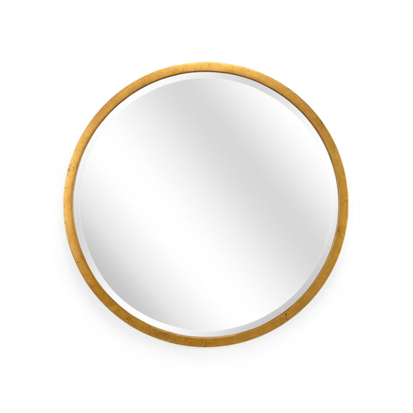 Large Round Mirror - Gold