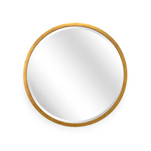 Large Round Mirror - Gold