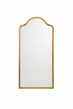 Scalloped Top Mirror - Gold