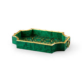 Bamboo Tray - Malachite