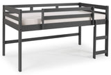 Lara Transitional Loft Bed Gray Finish 38255-ACME