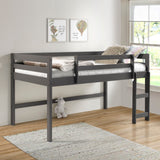 Lara Transitional Loft Bed Gray Finish 38255-ACME