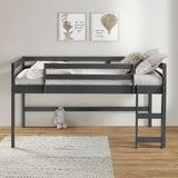 Lara Transitional Loft Bed Gray Finish 38255-ACME