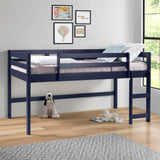 Lara Transitional Loft Bed Navy Blue Finish 38260-ACME