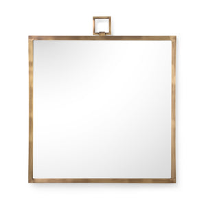 Square Mirror - Brass