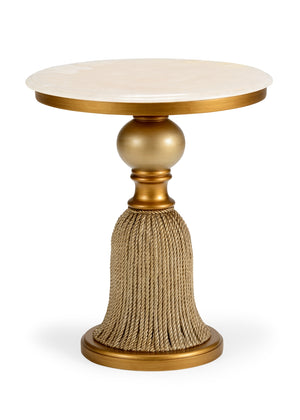 Tassel Side Table - Gold