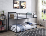 Cordelia Contemporary Twin/Twin Bunk Bed Antique Oak, Sandy Black & Dark Bronze Hand-Brushed Finish 38285-ACME