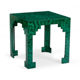 Malachite Cut Corner Table