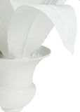 Lyon Tole Flower - White