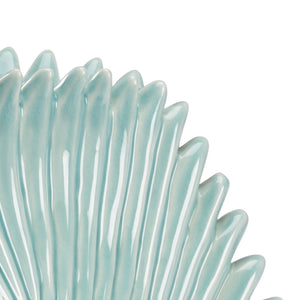 Palm Leaf Vase - Seafoam
