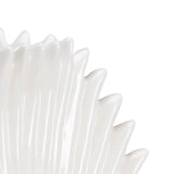 Palm Leaf Vase - White