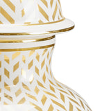 Herringbone Vase - Gold