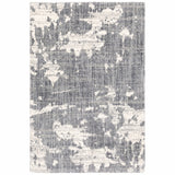 5'x8' Grey and Ivory Grey Matter Area Rug