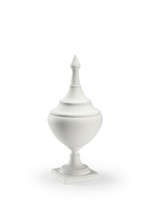 Small Bisque Finial Urn