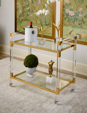 Acrylic Bar Cart