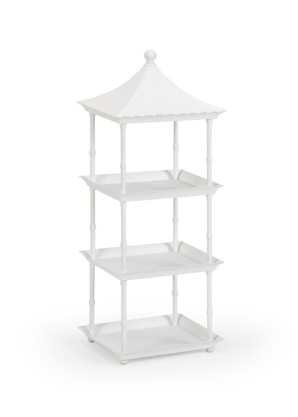 Pagoda Shelf - White