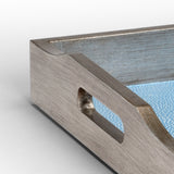 Small Blue Shagreen Tray