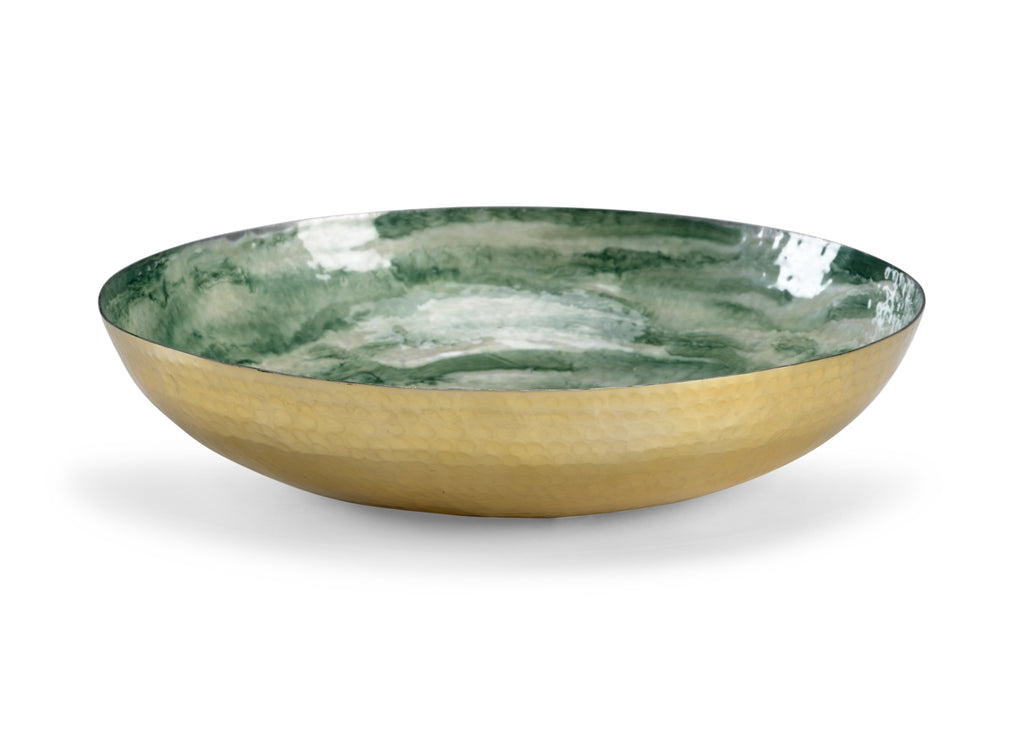 Swirl Green Bowl (Lg)