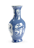 Blue And White Stag Vase