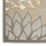 5’ x 8’ Natural and Gray Indoor Outdoor Area Rug