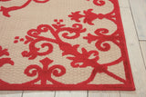 5’ x 8’ Red Medallion Indoor Outdoor