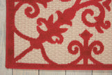 8’ x 11’ Red Medallion Indoor Outdoor