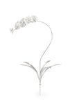 Orchid Stem - Silver (Lg)