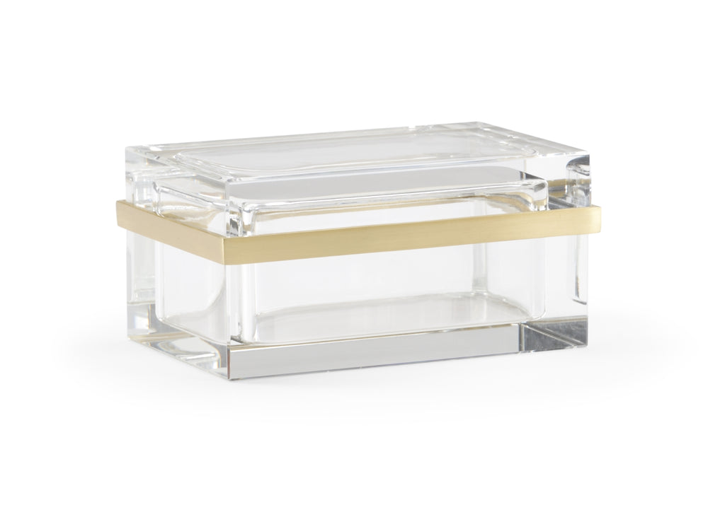 Rectangular Crystal Jewel Box