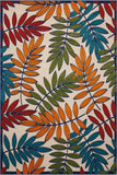 6’x 9’ Multicolored Leaves Indoor Outdoor