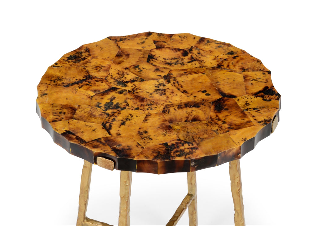 Brown Penshell Side Table