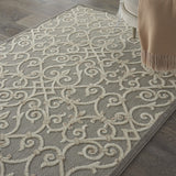 4’ x 6’ Natural and Gray Indoor Outdoor Area Rug