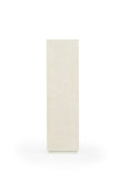 Raffia Pedestal-White (Sm)