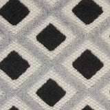 5’ x 8’ Black White Gray Indoor Outdoor