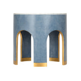 Aqueduct End Table - Blue