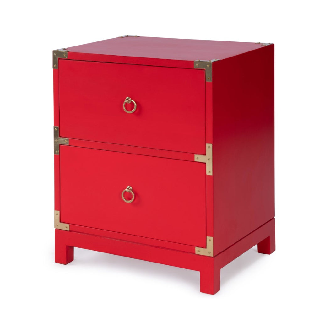 Butler Specialty Ardennes Red Campaign End Table 3852293