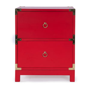 Butler Specialty Ardennes Red Campaign End Table 3852293