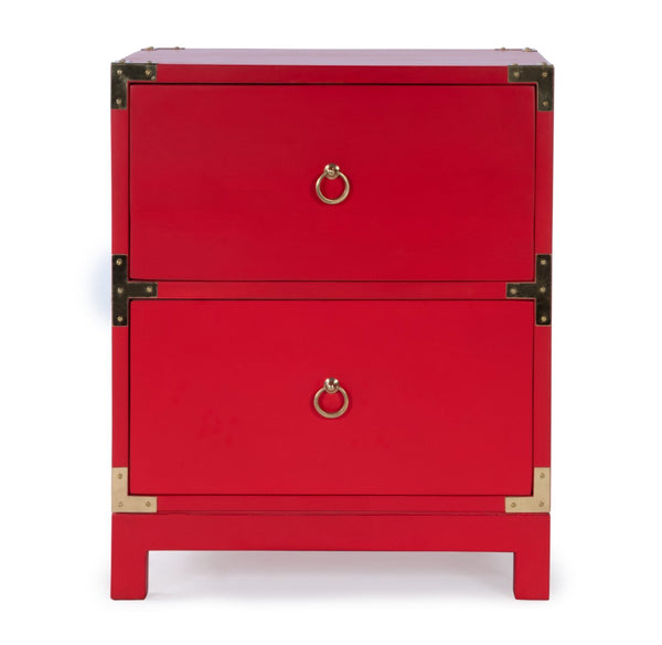 Butler Specialty Ardennes Red Campaign End Table 3852293