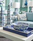 Chelsea House Kiawah Tray Blue