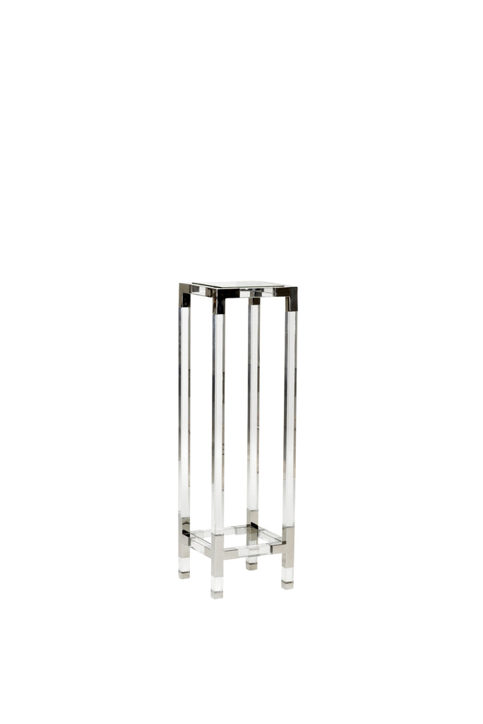 Chelsea Pedestal-Clear/Silver