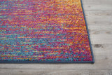 2’ x 6’ Rainbow Abstract Striations Runner Rug