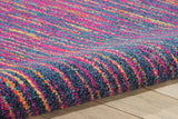 4’ x 6’ Rainbow Abstract Striations Area Rug