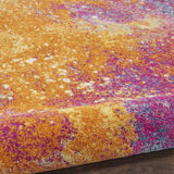 2’ x 3’ Abstract Brights Sunburst Scatter Rug
