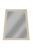 Trapezoid Mirror - Whitewash