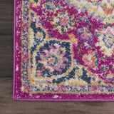 2’ x 3’ Pink and Ivory Medallion Scatter Rug