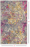 2’ x 3’ Yellow and Pink Coral Reef Scatter Rug