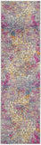 2’ x 6’ Yellow and Pink Coral Reef Runner Rug